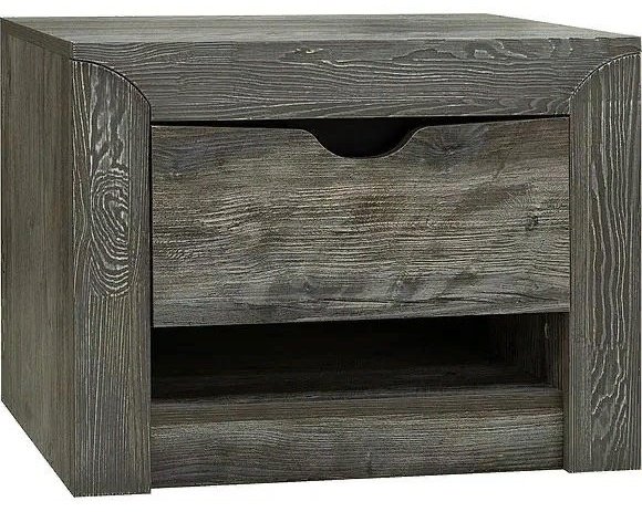 Тумба СлонимМебель Гарда 205, 61x45x38.6 см, серый, коричневый