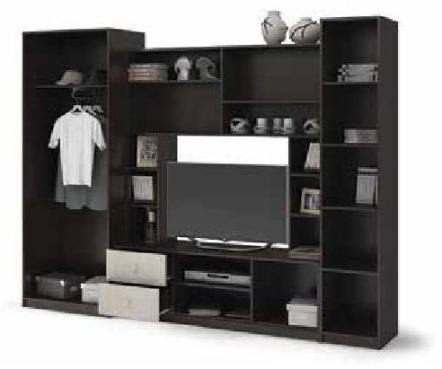 Стенка Стендмебель Марта М 212х280х46 см бежевый купить,NaN