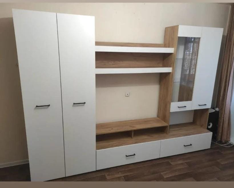 Стенка Горизонт Ненси 280х200х46.6см белый купить,NaN