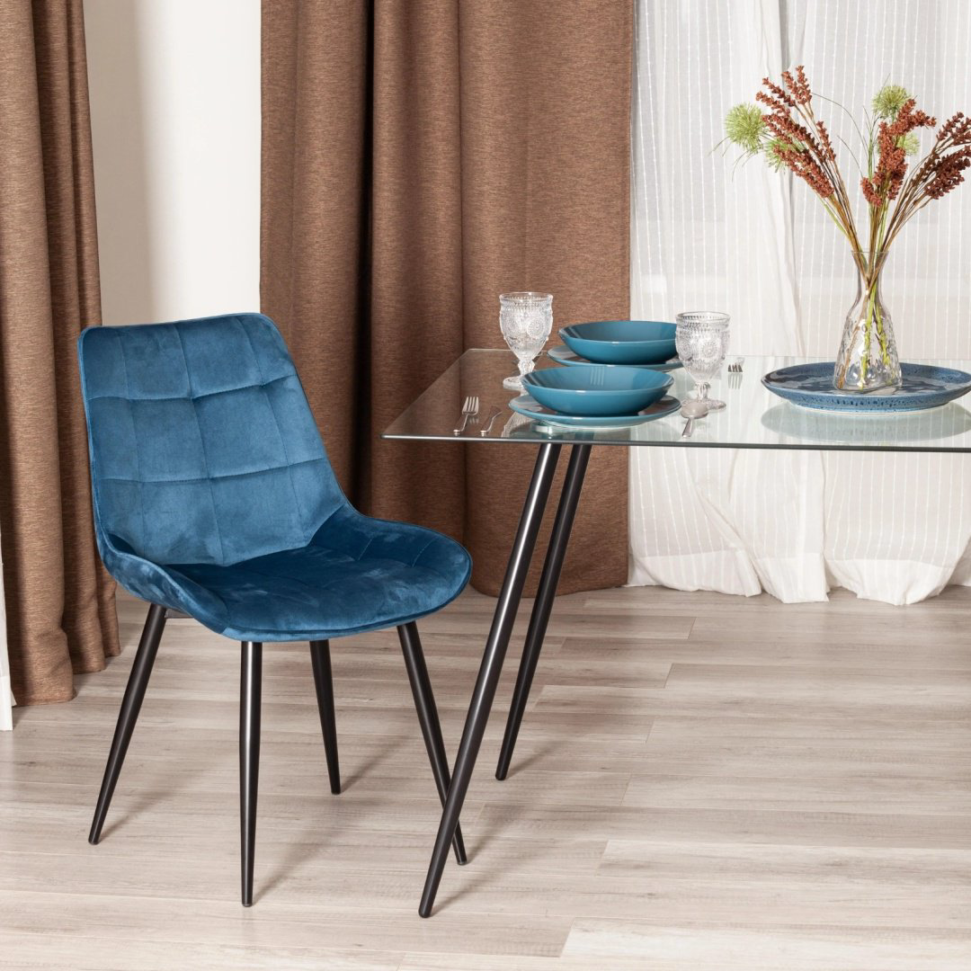 Комплект стульев Tetchair ABRUZZO, 85x52x63 см, синий купить,NaN