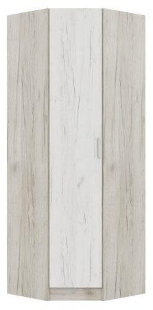 Шкаф угловой Стендмебель Гармония, 78x220х78 см, серый купить,NaN
