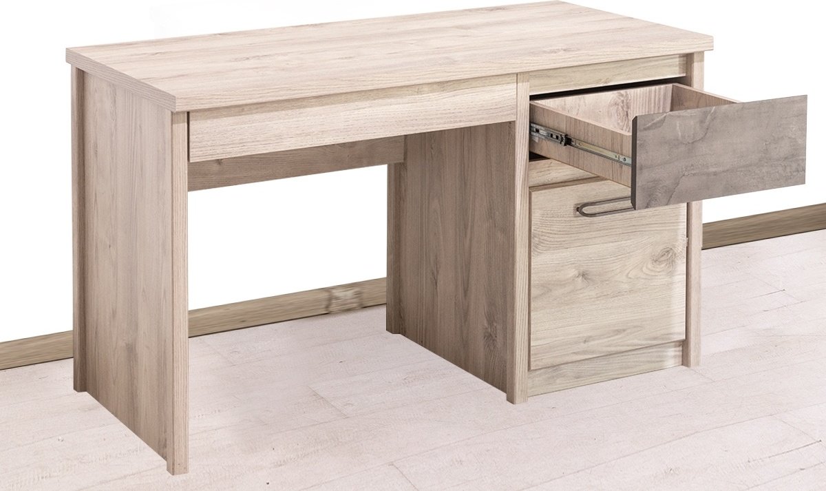 Стол письменный ANREX Джаз 1D2S, 120.2х60x75 см, бежевый купить,0