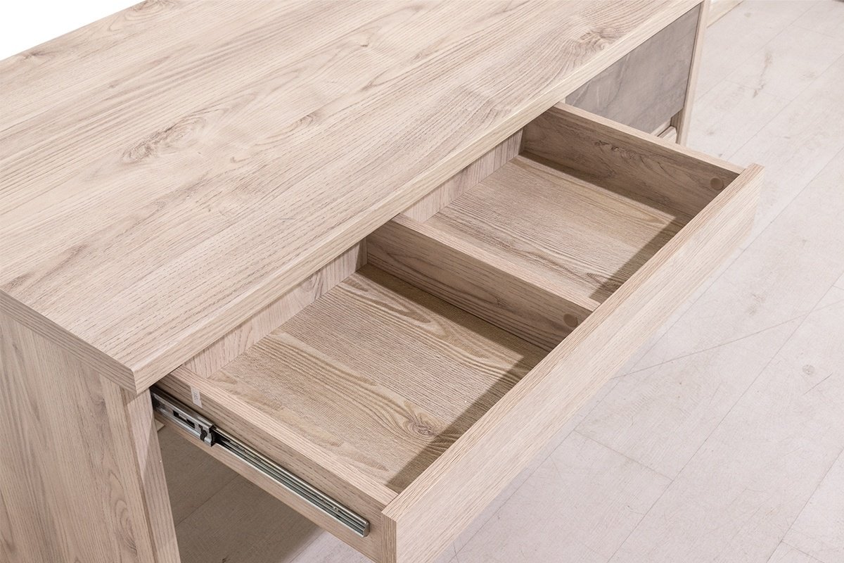 Стол письменный ANREX Джаз 1D2S, 120.2х60x75 см, бежевый купить,0