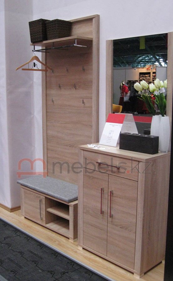 Вешалка настенная Involux PAN_19_9, ЛДСП, 90x184.5 см, светло-коричневый купить,0
