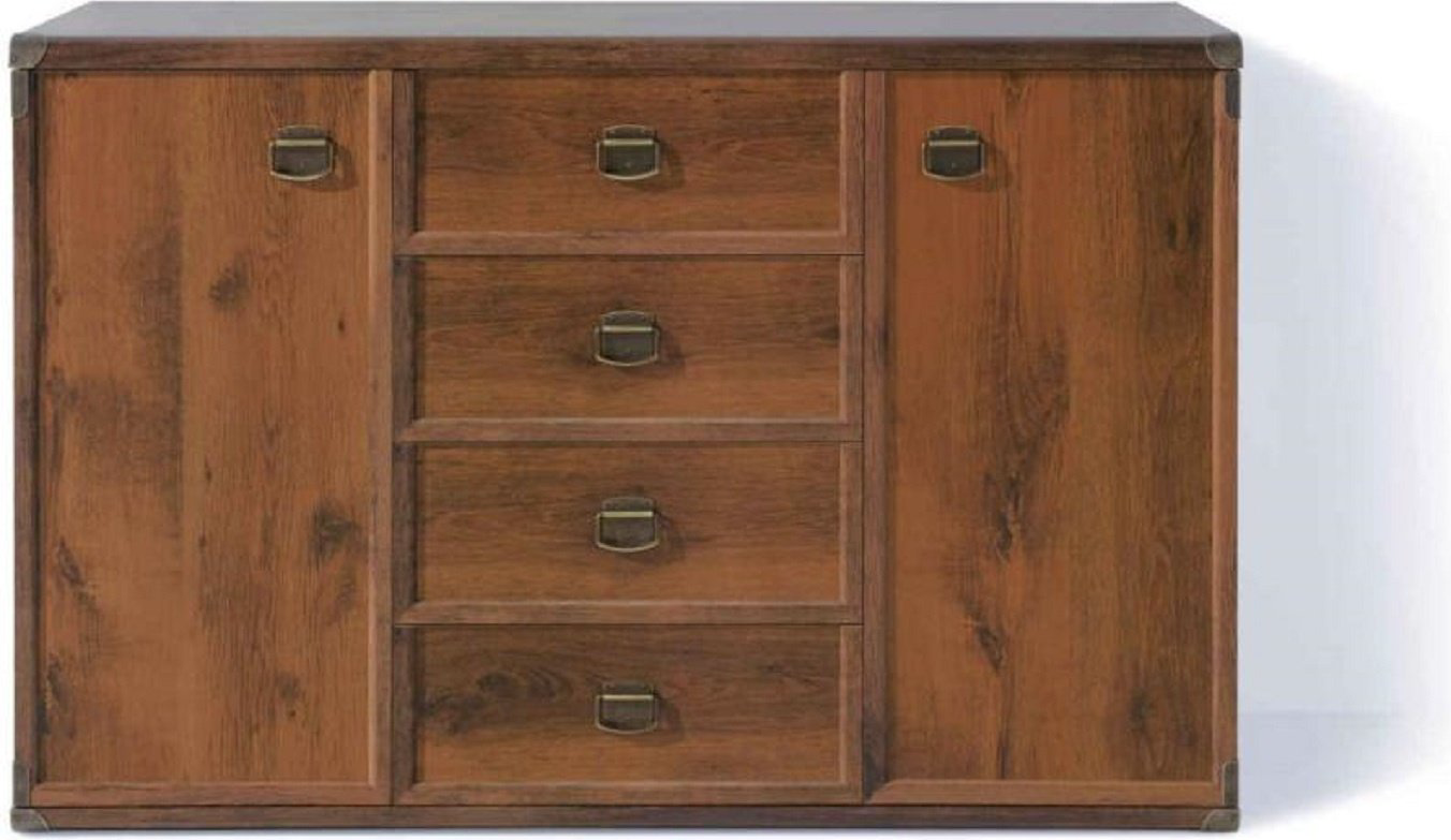 Комод Loftwood Индиана-14, 130x49.50x87 см, коричневый купить,NaN