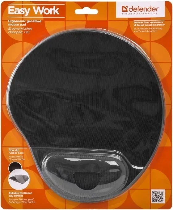 Коврик Defender Easy Work 50905 Black 260х225х5 мм купить,0