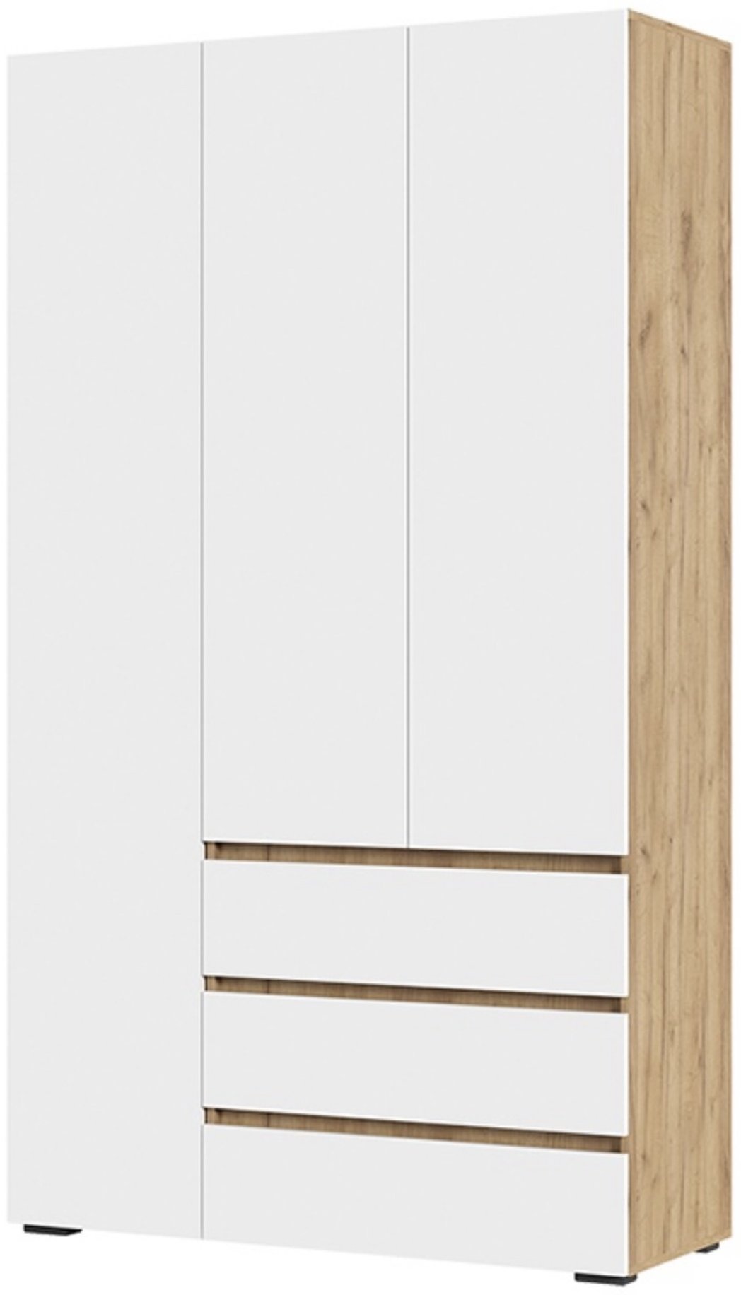 Распашной шкаф Ваша Мебель Хелен 120x210х46 см белый купить,NaN