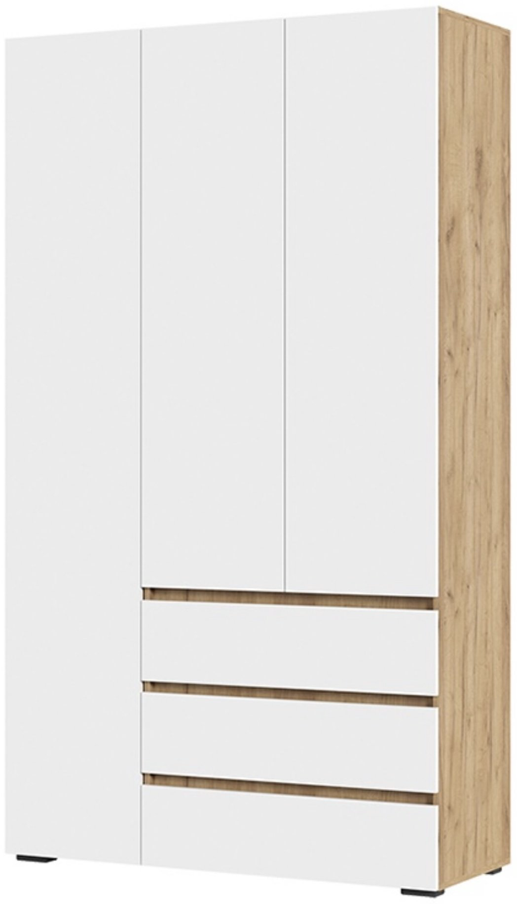 Распашной шкаф Ваша Мебель Хелен 120x210х46 см белый купить,NaN
