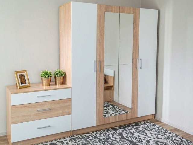 Гарнитур Imperial Алёна 4Д 160x200см бежево-белый купить,NaN