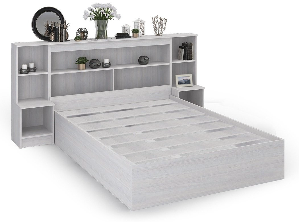 Кровать Стендмебель Бася 160x200см белая купить,NaN