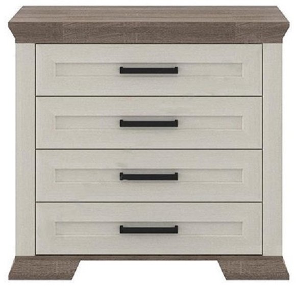 Комод Loftwood Марсель, 98x45x90 см, серый, коричневый