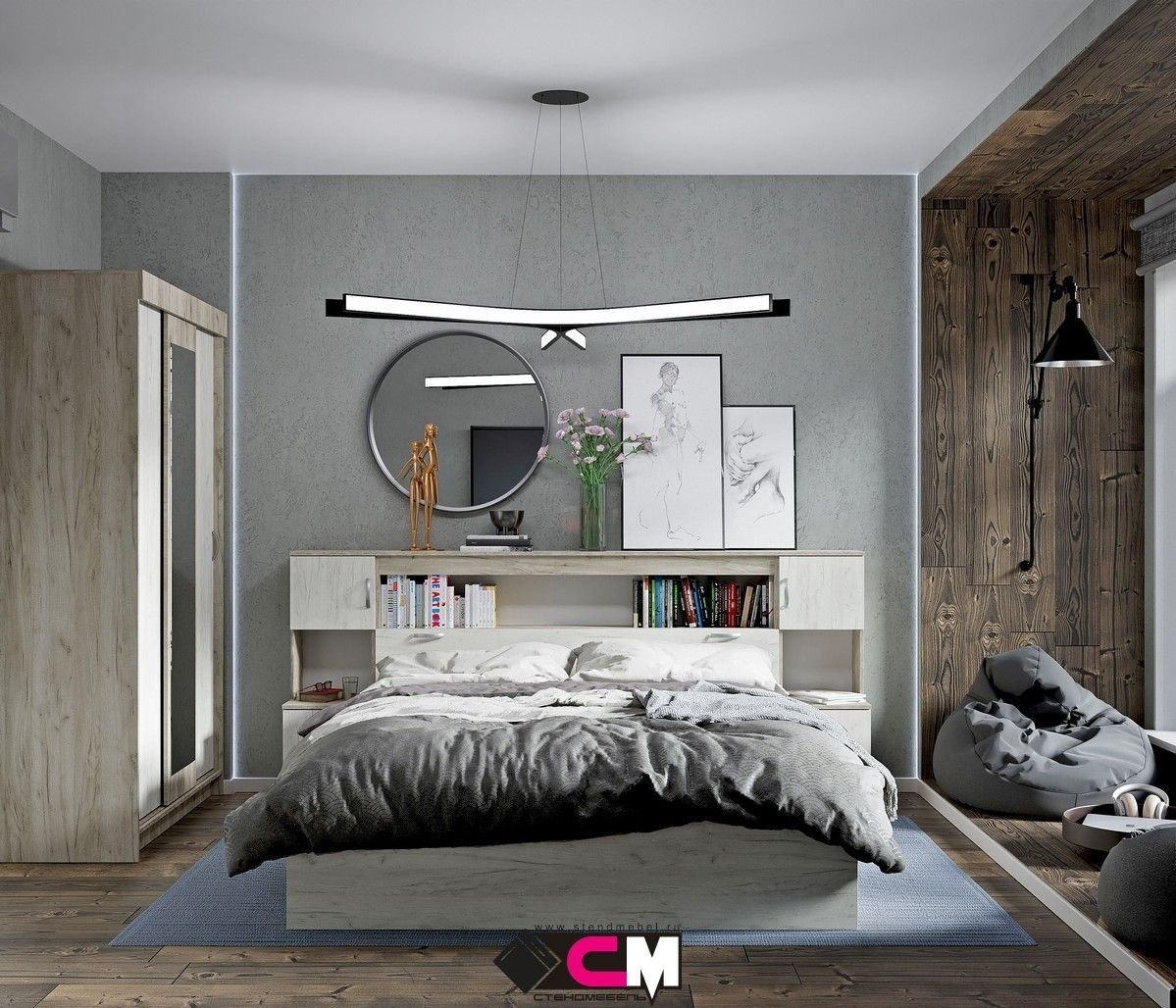 Кровать Стендмебель Бася 160x200см белая купить,NaN