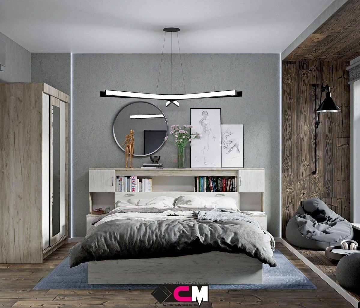 Кровать Стендмебель Бася 160x200см белая купить,NaN