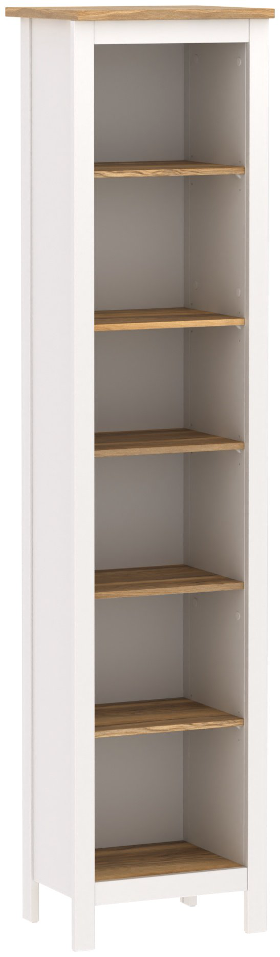 Стеллаж напольный Гуд Лакк SAG-10, 49.6x41x215 см, белый, коричневый - ForteMarket Стеллаж напольный Гуд Лакк SAG-10, 49.6x41x215 см, белый, коричневый купить,59850