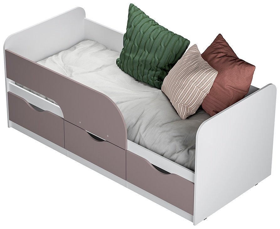 Детская кровать BTS Стандарт, 80x185 см, белый - ForteMarket Детская кровать BTS Стандарт, 80x185 см, белый купить,0