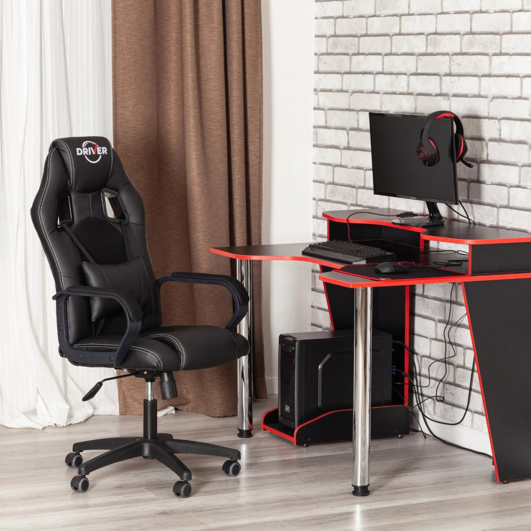 Игровое кресло Tetchair 19327 Tetchair DRIVER, черный купить,NaN
