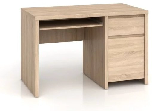 Стол компьютерный BRW Каспиан, 120х65x77 см, коричневый купить,NaN