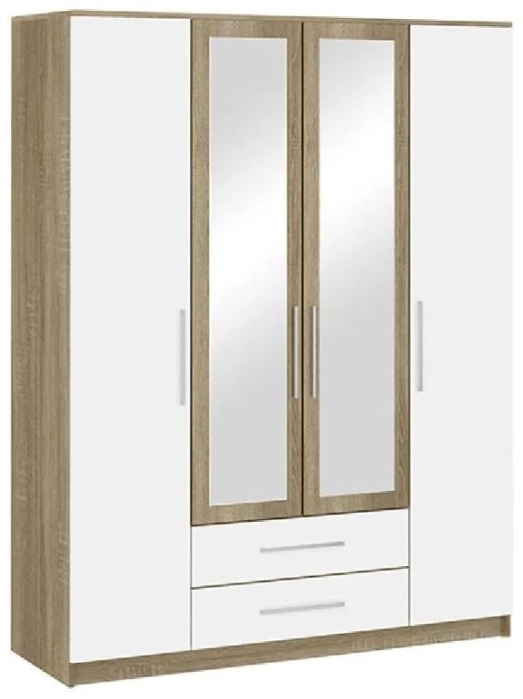 Распашной шкаф НК-Мебель Бланка, 160.2x235х54 см, бежевый купить,NaN
