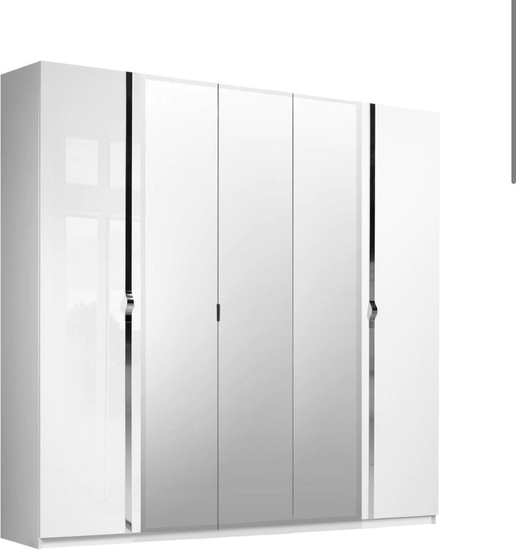 Шкаф распашной СлонимМебель Венеция Шкаф 5Д 225x220х60см белый купить,NaN