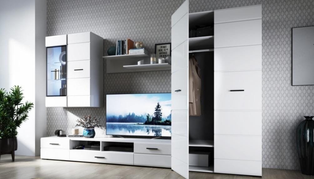 Стенка IMPERIAL Йорк 2Д 300х196х54 см, белый купить,NaN