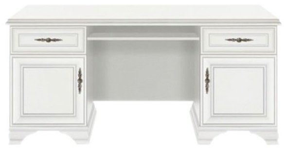 Стол письменный BRW Кентуки, 160х74x78 см, белый