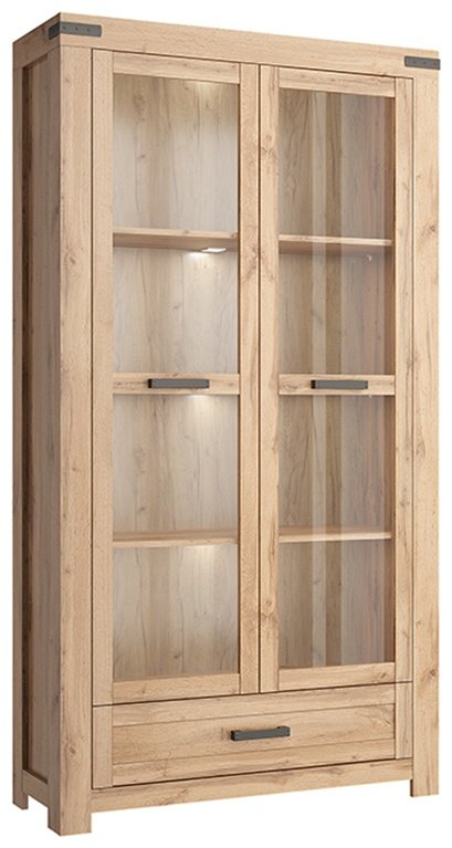 Шкаф-витрина Anrex Мортиз 00031766 112.6x40.1x210.1см купить,NaN