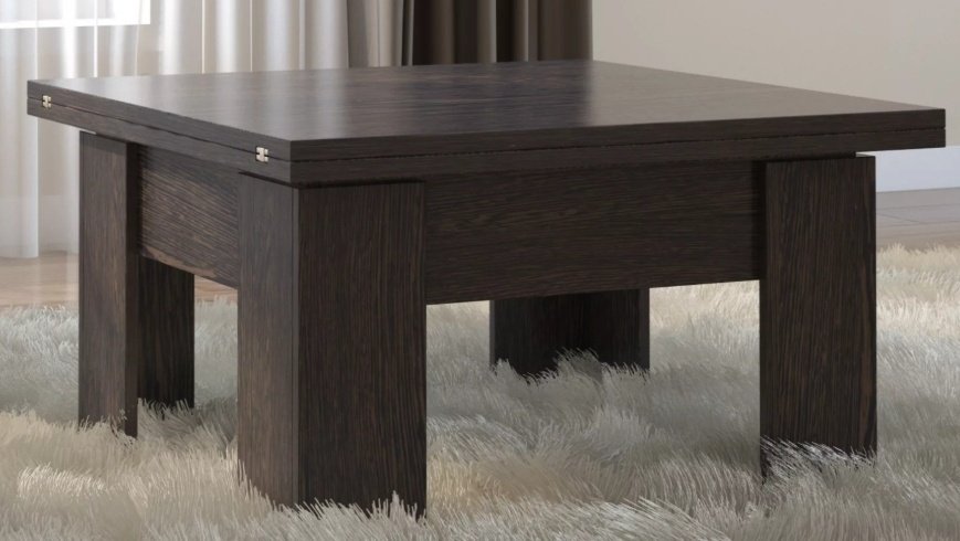 IMPERIAL стол трансформер Венге, 81.5x79.4x45 см, коричневый - ForteMarket IMPERIAL стол трансформер Венге, 81.5x79.4x45 см, коричневый купить,0