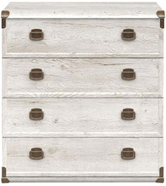 Комод Loftwood Индиана-11 80x40x87см белый купить,NaN