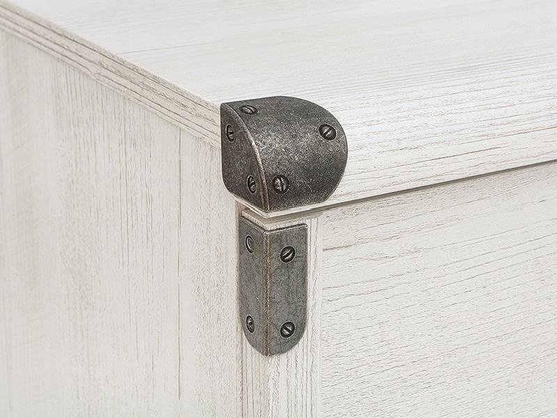 Комод Loftwood Индиана-11, 80x40x87 см, белый купить,0