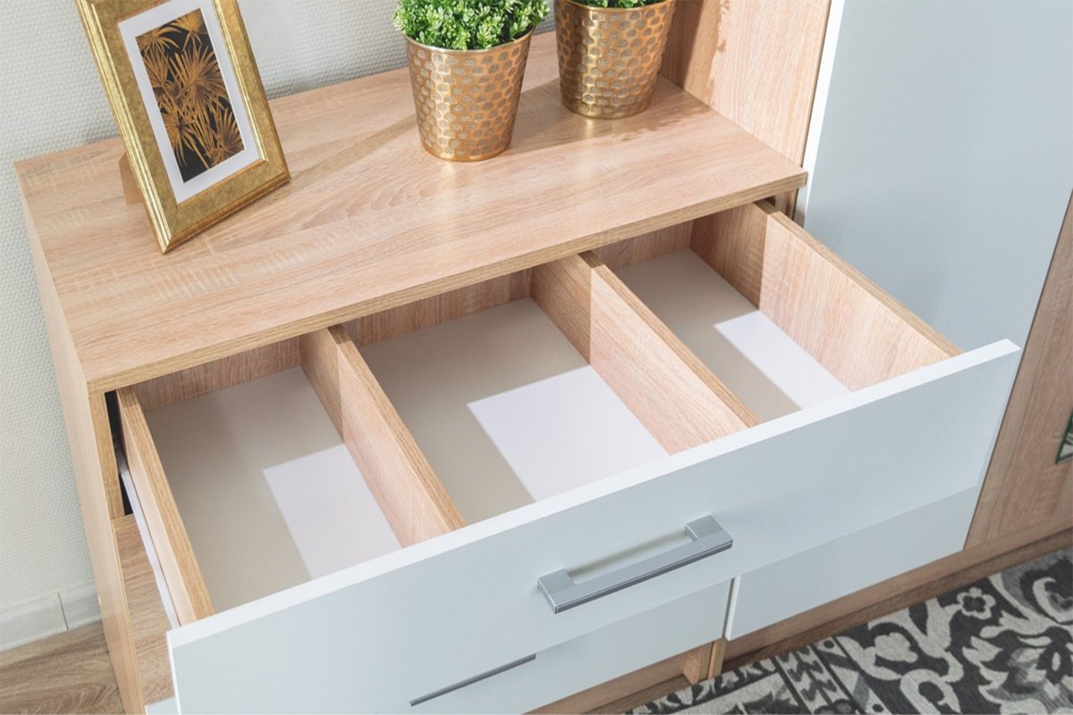 Гарнитур IMPERIAL Алёна 3Д, предметов в наборе 5 шт, кровать 160x200 см, дуб сонома, белый - ForteMarket Гарнитур IMPERIAL Алёна 3Д, предметов в наборе 5 шт, кровать 160x200 см, дуб сонома, белый купить,0