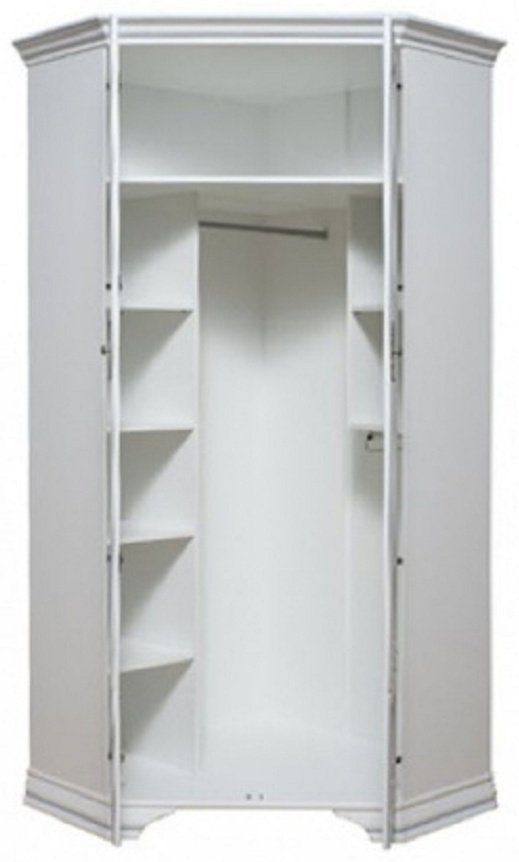 Распашной шкаф Гербор Кентуки SZFN2D, 97.5x225х97.5 см, белый купить,NaN