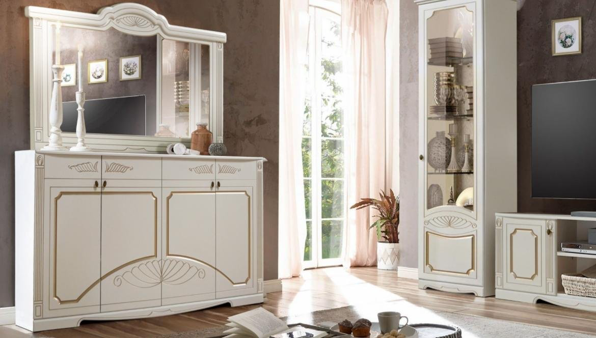 Комод Sanfor Амели 176.60x55.20x99.5см белый купить,NaN