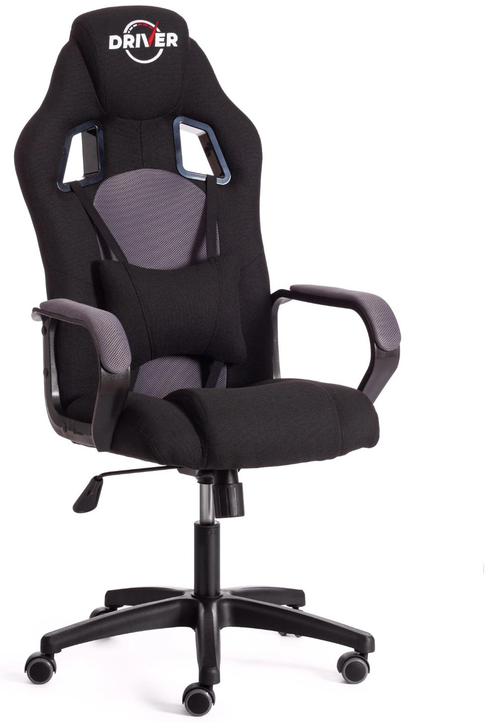 Игровое кресло Tetchair DRIVER 19303, черный, серый купить,NaN
