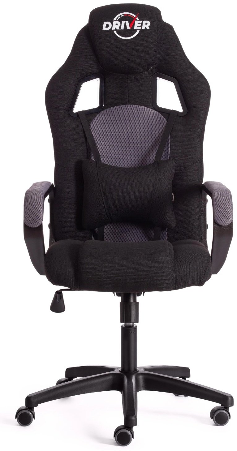 Игровое кресло Tetchair DRIVER 19303, черный, серый купить,NaN