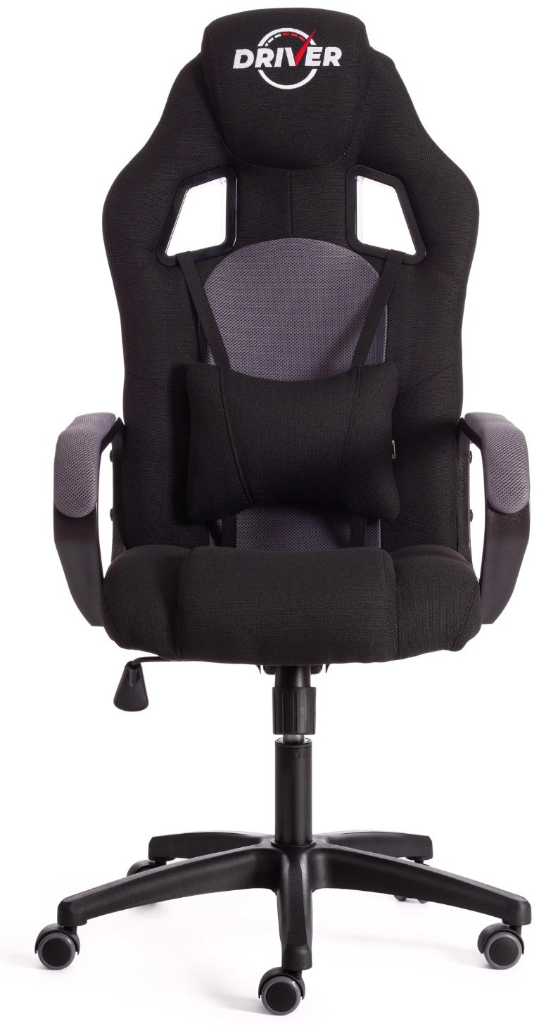 Игровое кресло Tetchair DRIVER 19303, черный, серый купить,NaN