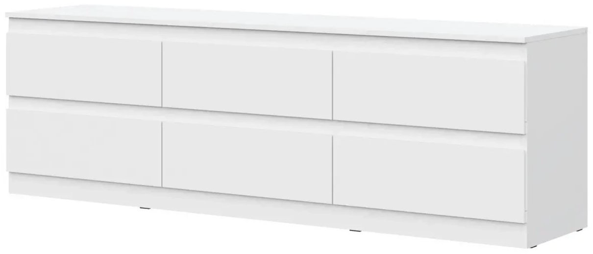 ТВ-тумба напольная НК-Мебель Stern, 190x61x43 см, белый купить,NaN