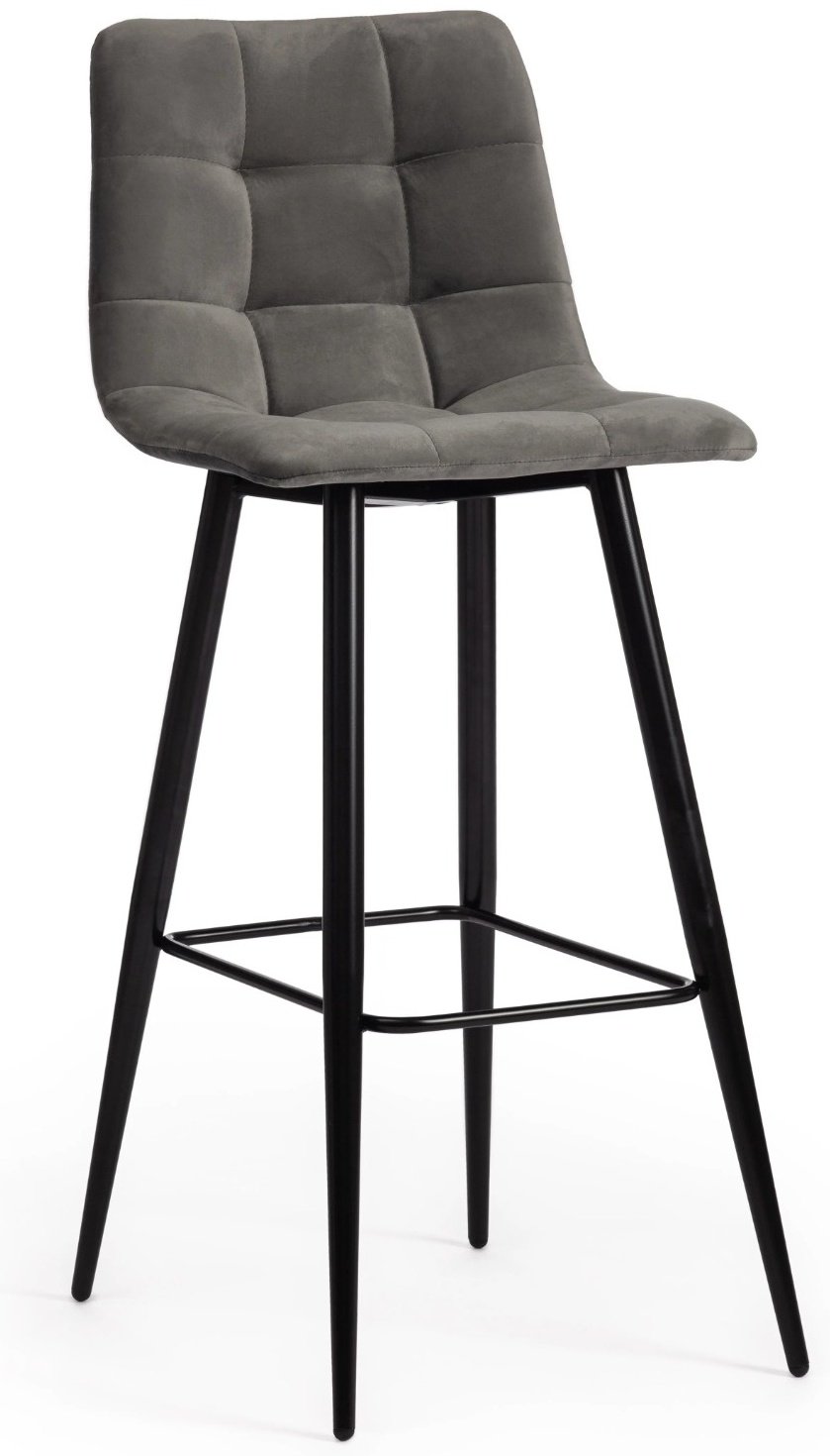 Барный стул Tetchair Chilly 7095б, 104x50x44 см, серый