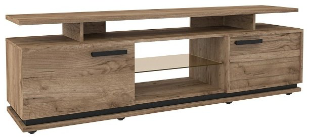 ТВ-тумба напольная Глазов Nature 3 Н00091208, 168x53x40 см, коричневый купить,NaN