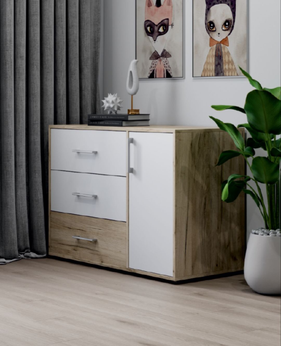 Комплект Модерн Оливия белый, серый - ForteMarket Комплект Модерн Оливия белый, серый купить,0
