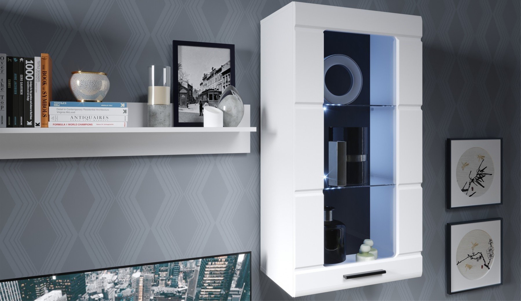 Стенка Горка Imperial Рио-2 белый купить,NaN