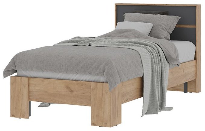 Кровать Стендмебель Хелен 90x200см коричневый купить,NaN