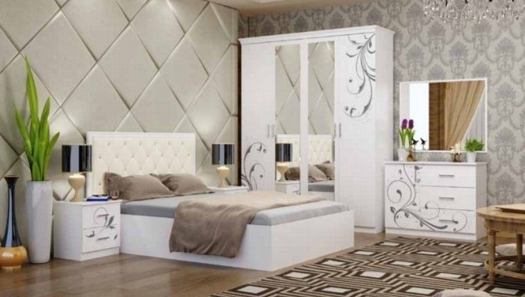 Гарнитур Grand Miks Бостон 2 4Д, предметов в наборе 5 шт, кроввать 160х200 см купить,NaN
