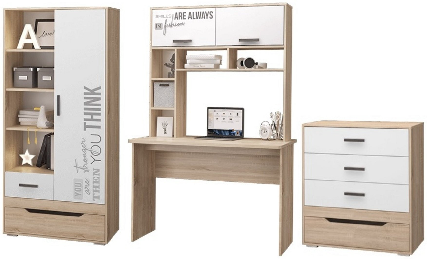 Комплект мебели MLK Джуниор 90ROS285 белый купить,NaN