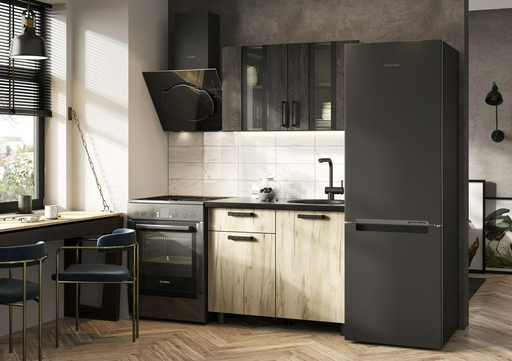 Кухонный гарнитур Стендмебель Эдинбург 100x220х60см серый