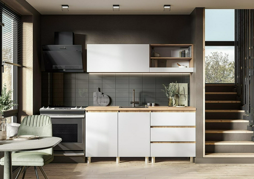 Кухонный гарнитур Стендмебель Хелен 170x189.8х60см белый