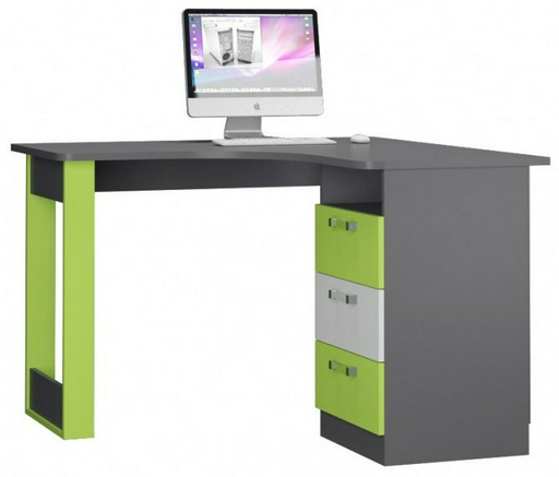 Стол детский MLK Граффити 120x120x80.7см серо-зеленый
