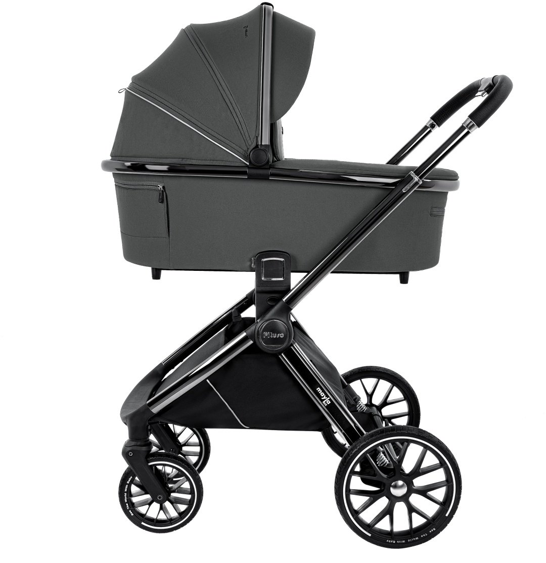 Коляска универсальная 2 в 1 Pituso Mayla lux Dark Grey, темно-серый
