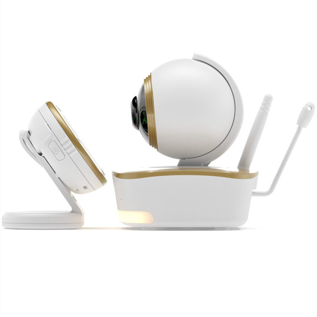 Видеоняня Ramili 2-в-1 Wi-Fi Full HD с повышенной дальностью RV1800 купить,NaN