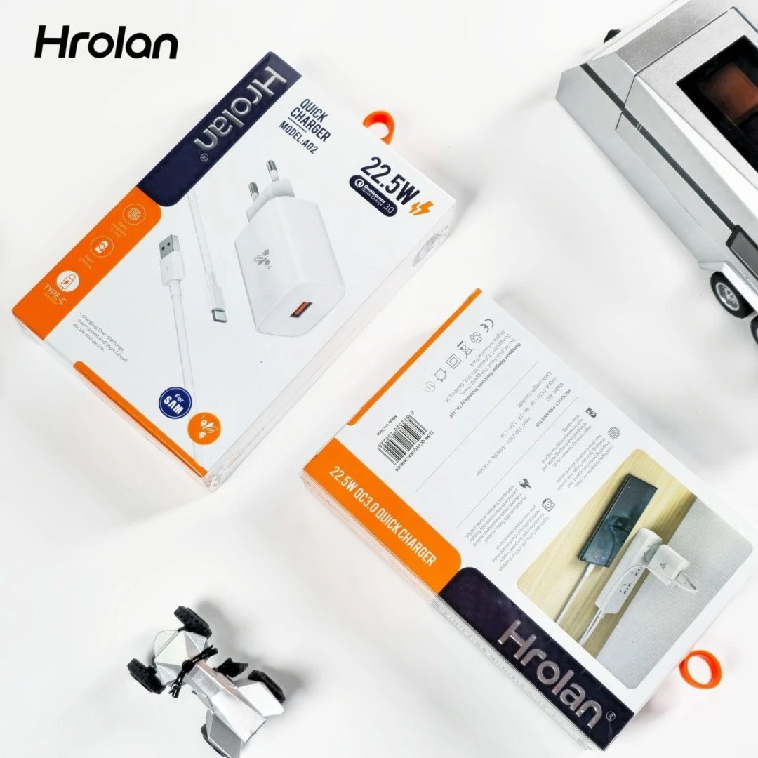 Зарядное устройство Hrolan A02 22.5W USB белый купить,3000