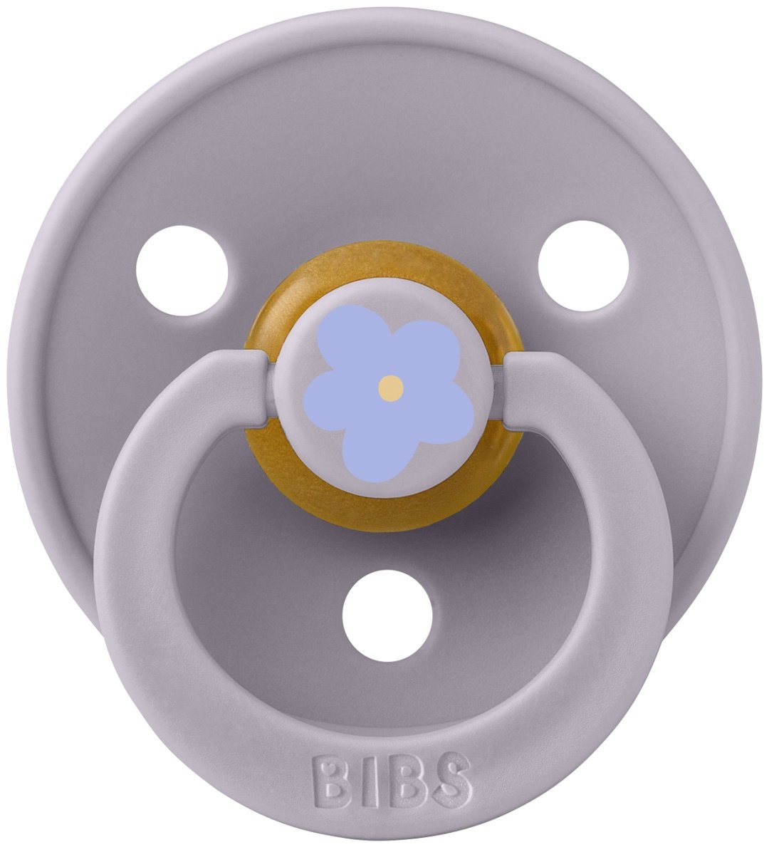 Пустышка BIBS Studio Colour - Jasmine - Fossil Grey 0&#43;, 1 шт, мультиколор